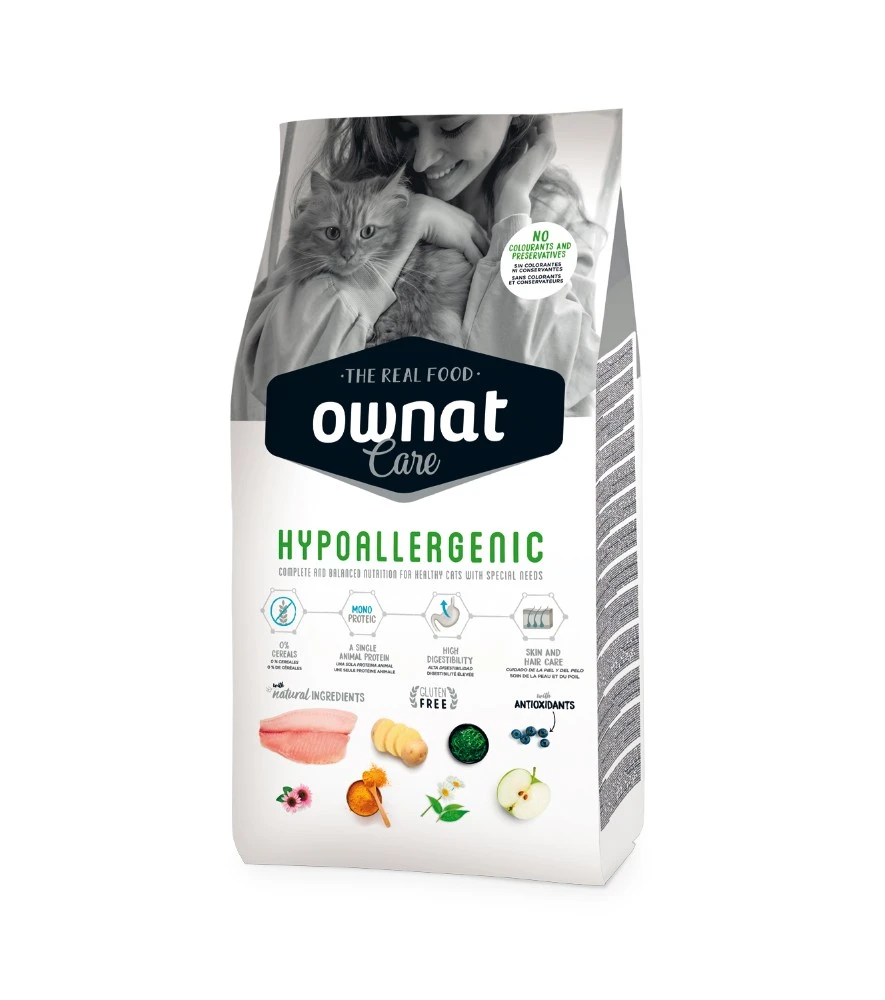 Croquettes besoins spécifiques pour chats OWNAT Hypoallergenic