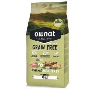 Croquettes sans céréales pour chats OWNAT PRIME Chicken&Turkey