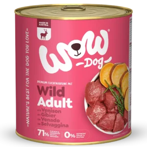 Nourriture humide pour chiens WOW Gibier 400 g-800 g