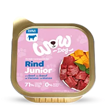 Nourriture humide pour chiots WOW boeuf 150 g