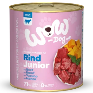 Nourriture humide pour chiots WOW boeuf 400 g-800 g