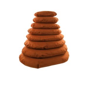 Coussin ovale Ziva couleur terre cuite - Flamingo