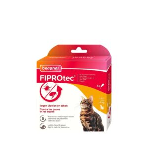 Pipettes antiparasitaires anti-puces et tiques pour chat - BEAPHAR