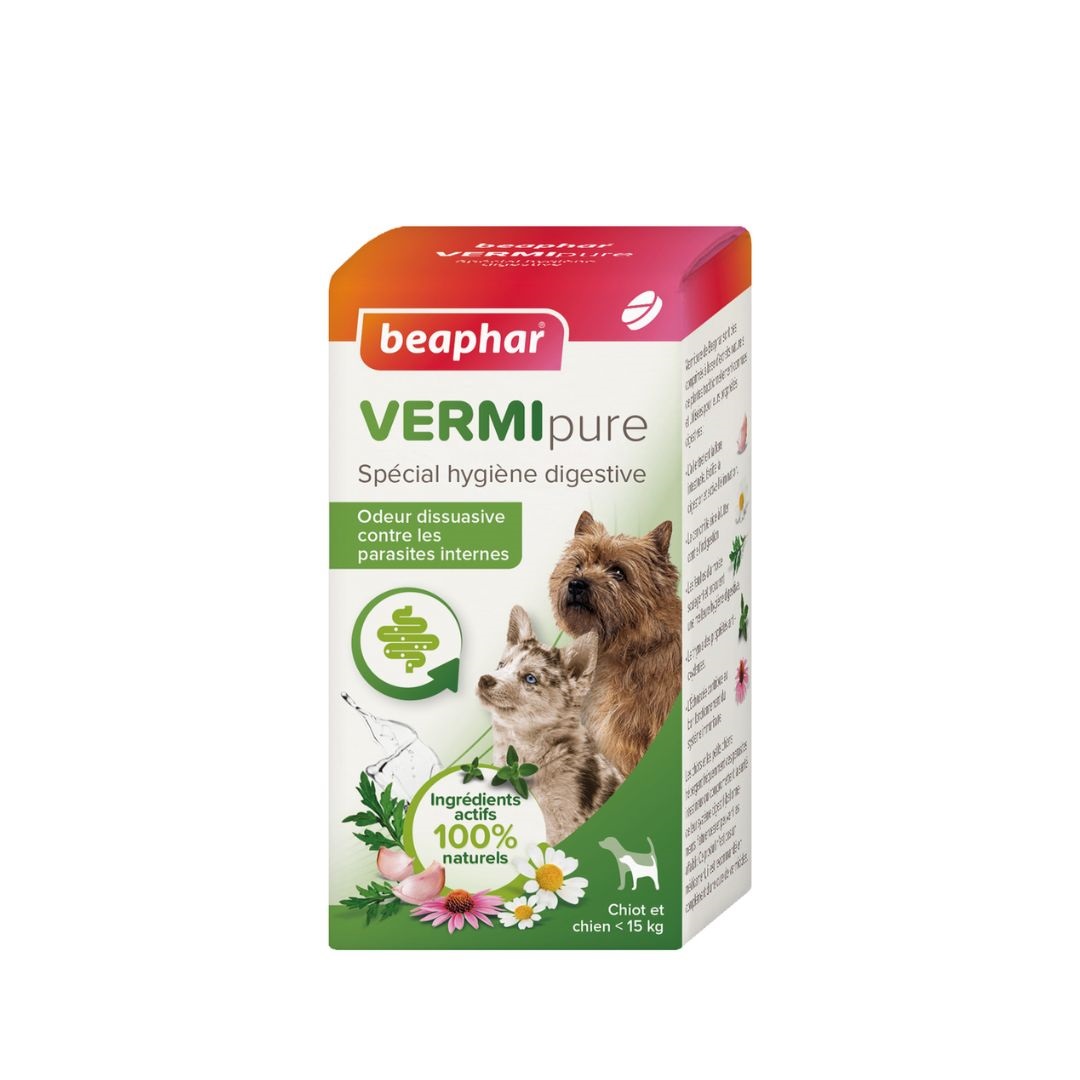 Vermipure, Comprimés pour chien (< 15kg) et chiot - Beaphar