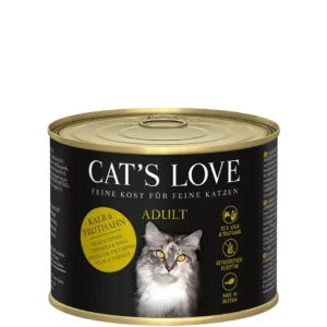 Pâtée mix veau et dinde pour chats CAT'S LOVE