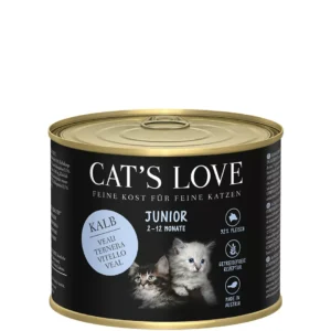 Pâtée au veau pur pour chatons CAT'S LOVE
