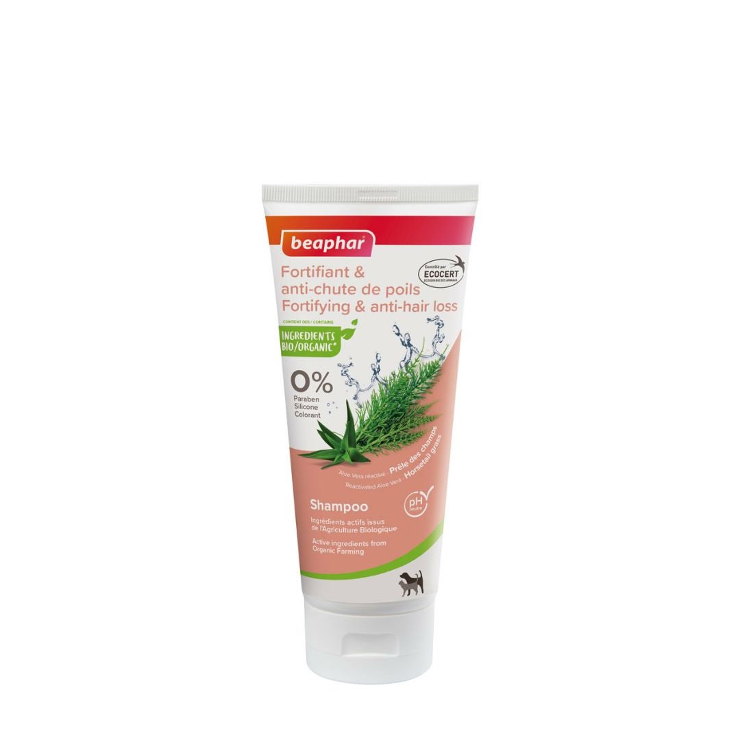 Shampooing fortifiant anti-chute de poils pour chien et chat - Beaphar