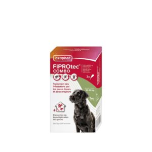 FIPROtec COMBO solution spot-on pour grand chien 20/40 Kg – Beaphar