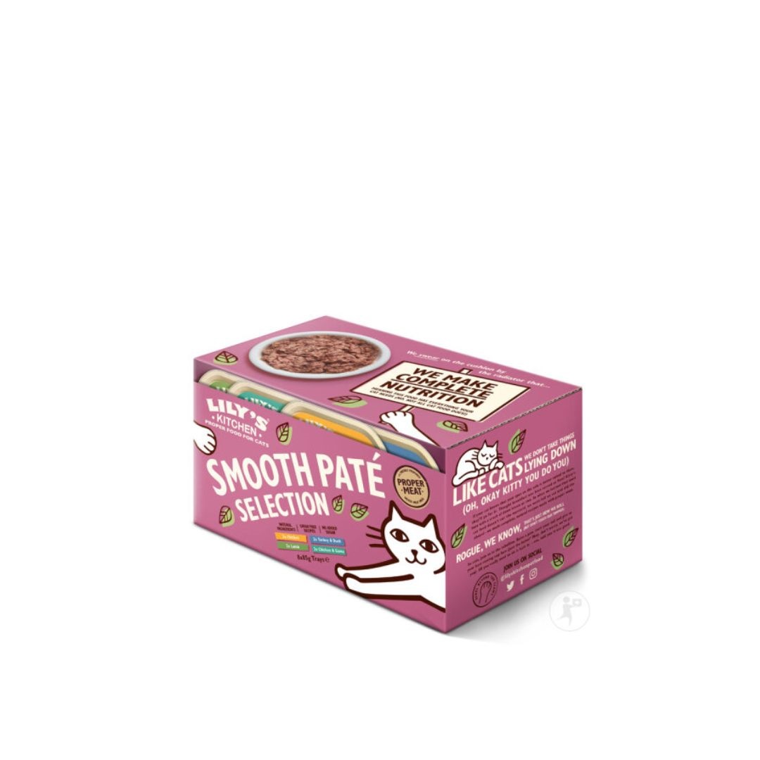 Coffret smooth paté pour chat 8 X 85 g - Lily's Kitchen