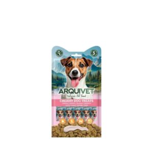 Snacks crémeux au saumon pour chien 5 x 14 g - Arquivet