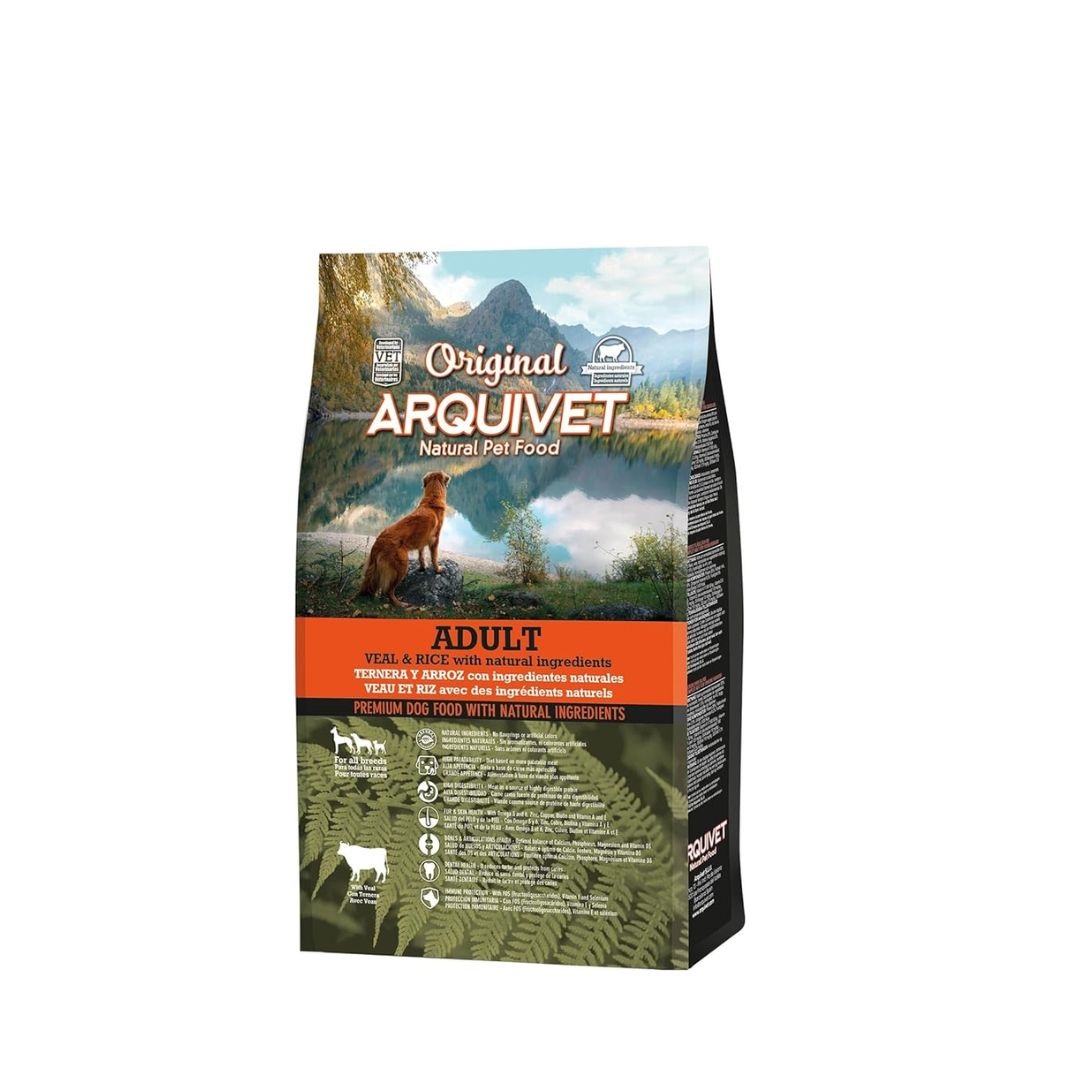 Croquettes agneau et riz pour chiens adultes – Arquivet