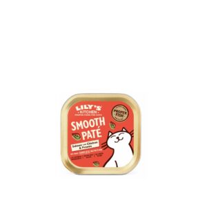 Smooth paté salmon with chicken and prawns pour chat - Lily's Kitchen