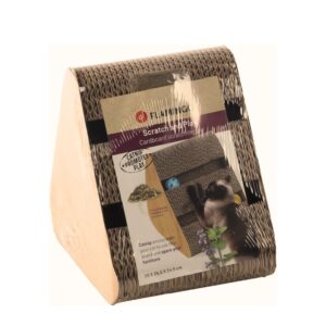 Jouet à griffer Beli Triangle Brun pour chat - Flamingo