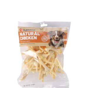 Pattes de poulet  pour chien sachet 200 g - Flamingo