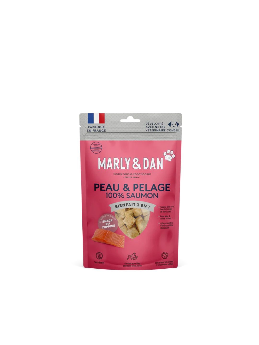 Friandises peau&pelage pour chiens - Marly&Dan