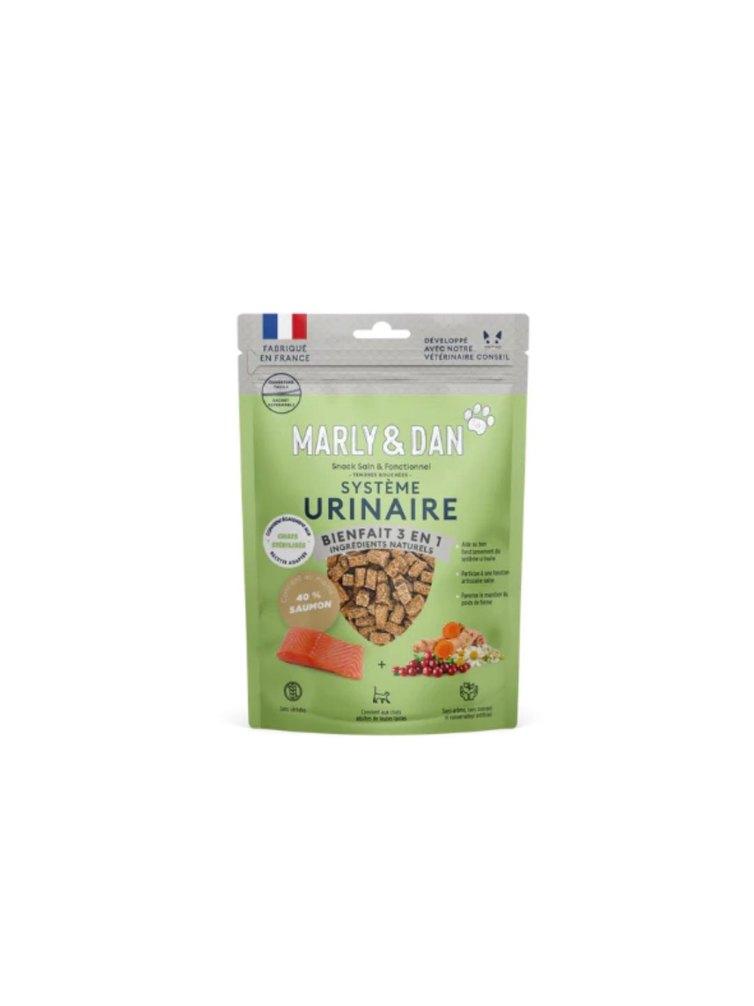 Friandises système urinaire pour chats - Marly&Dan
