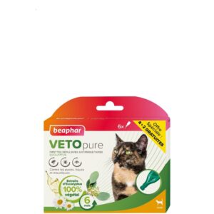 VETOpure pipettes répulsives antiparasitaires  pour chat pour chat – Beaphar