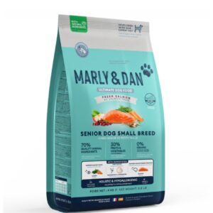 Croquettes sans céréales pour chiens seniors petite taille - Marly&Dan