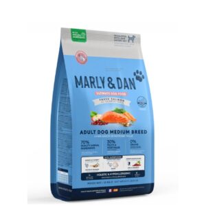 Croquettes sans céréales pour chiens adultes taille moyenne - Marly&Dan