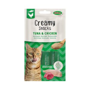 Creamy Snacks thon/poulet pour chats x 4 - Bubimex