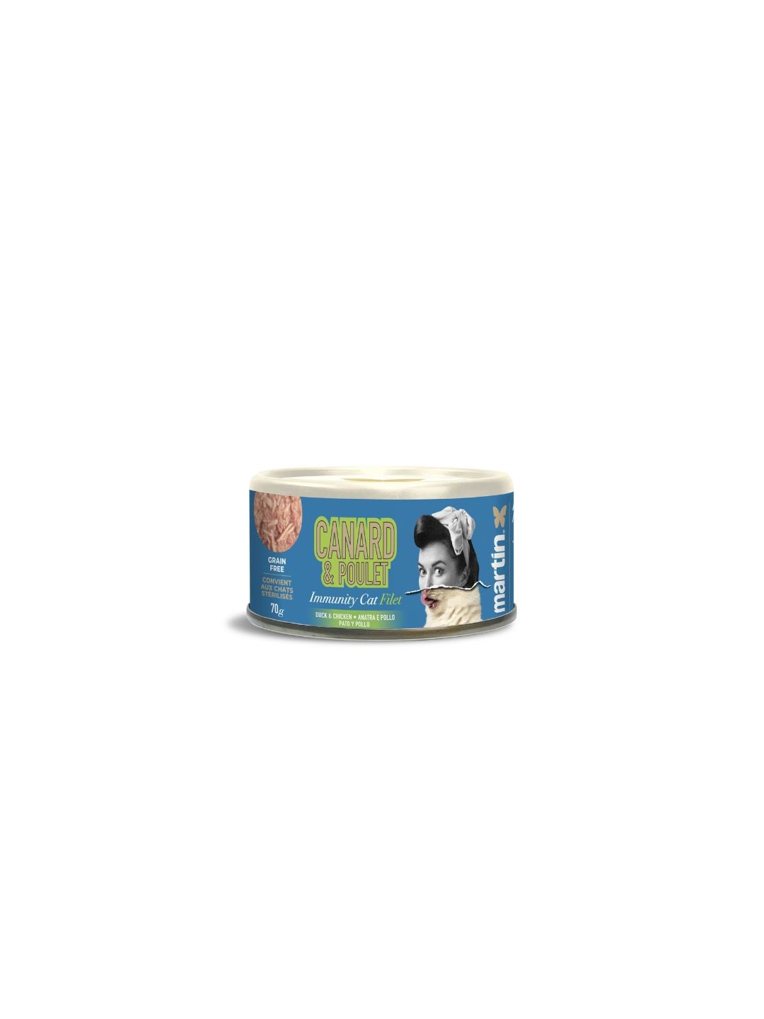 Filet au Canard&poulet Immunity pour chats 70 g- Martin Sellier