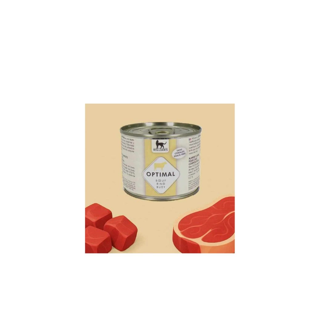 Pâtée pour chat au bœuf - William's